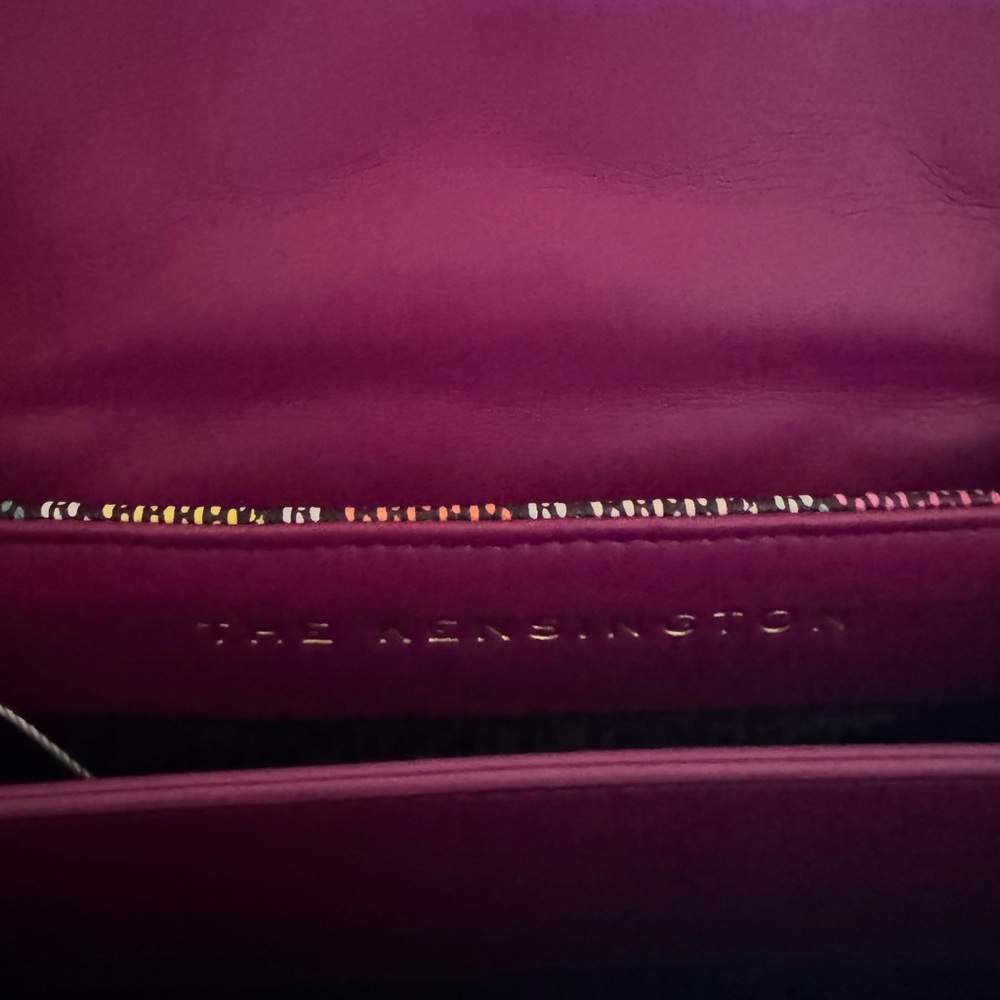 New With Tags KURT GEIGER KENSINGTON LARGE SUEDE BAG w FRINGE + Dust Bag $368 - Picture 4 of 9